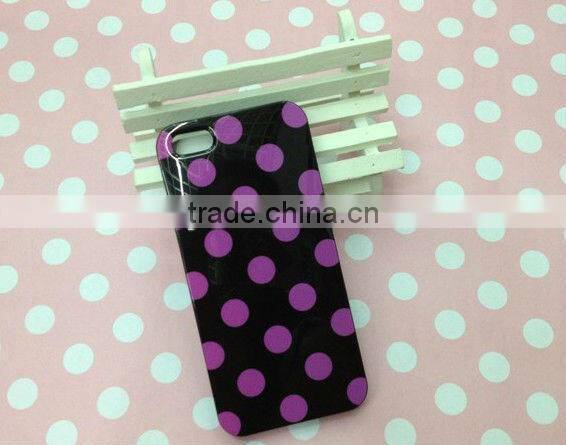 mobile phone cover case for i phone 5 for samsung dot