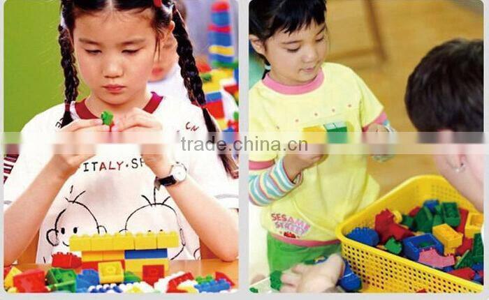 Children's toys Assembled block bricks Large granular building blocks Model in 3D building blocks DIY kids toys