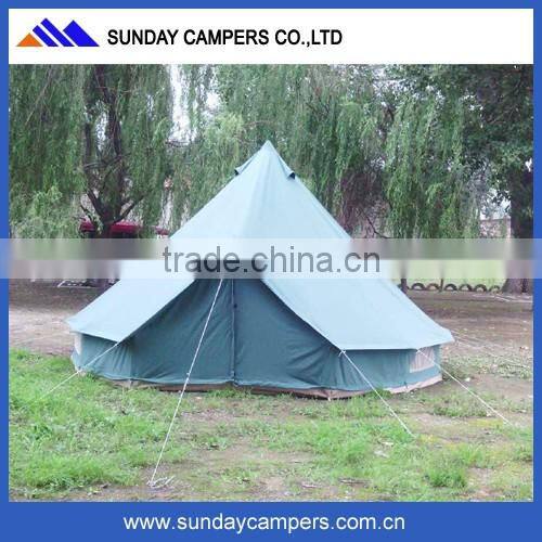 Hot design 3m 4m 5m White Bell Tent For Family Camping And Travelling