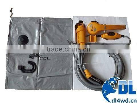 2017 off road accessories portable hand shower set 12v car shower set