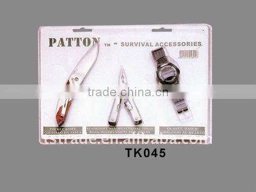 2014 Hardware multi function stainless steel plier hand tools with blister card TK040