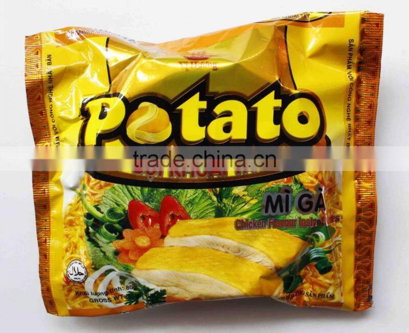 Chicken flavour instant noodles