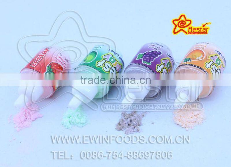 Toy Gas Tank with Sour Powder Candy Fruity Flavor