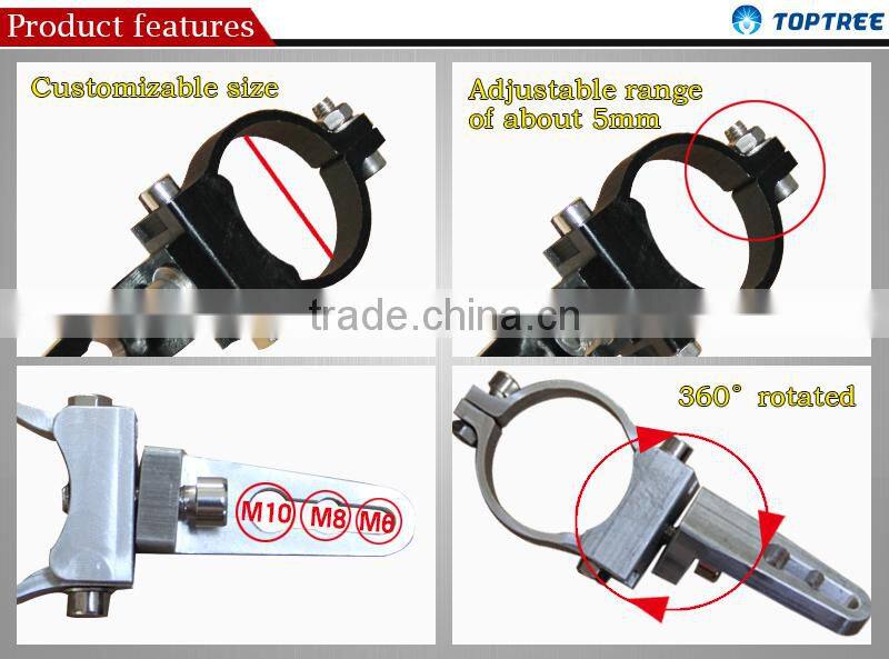 Toptree Led Light Bar Adjustable Pipe Clamps Mounting Brackets