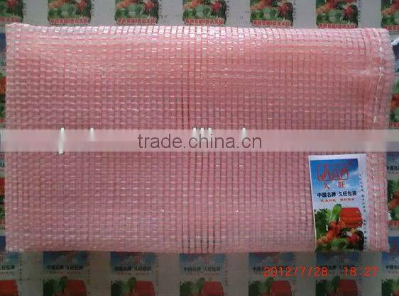 pp onion sacks, knitted netting bags for onion, factory manufacture
