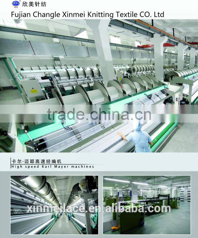 20D light polyester square grid mesh febric