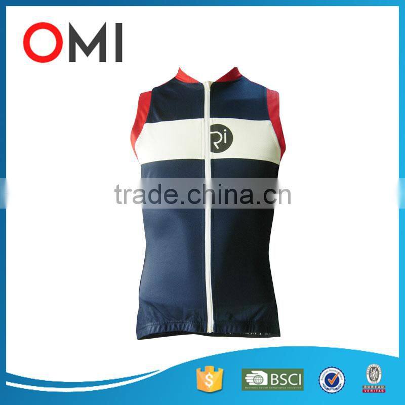 Cool Black bicycle shirt custom sleeveless cycling wear