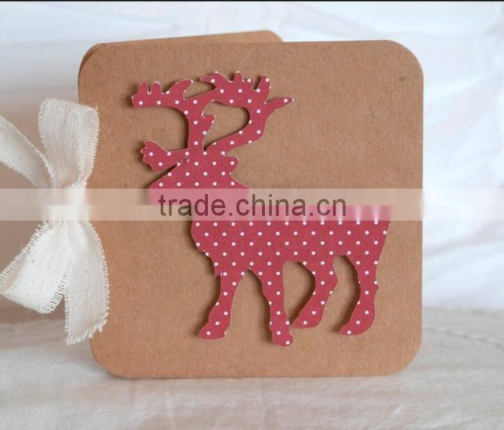 High Quality Custom 3D Kids Cute Christmas Card