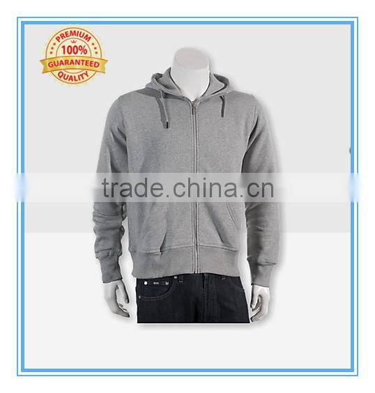 Men's long sleeve zip-up hoodie Kangaroo pocket hoodies