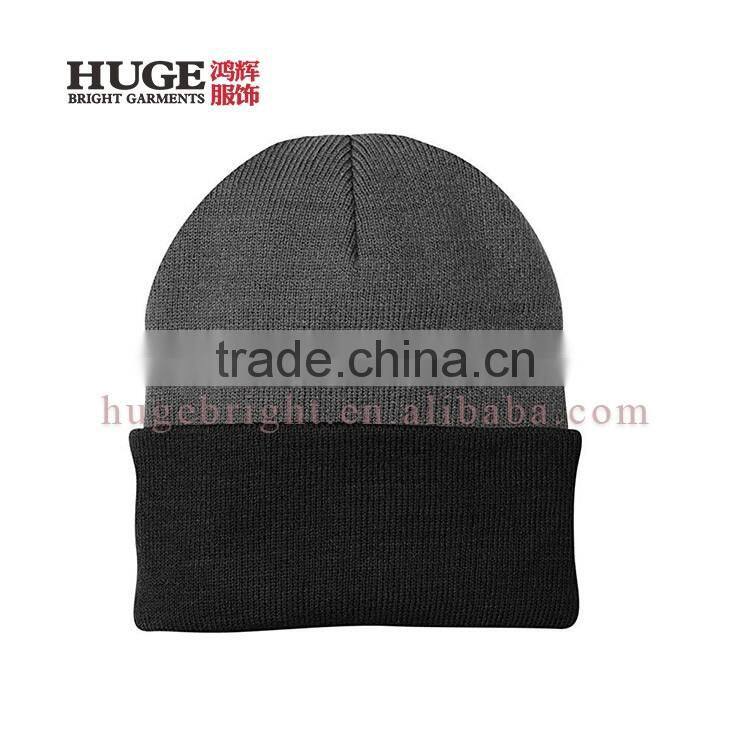 Comfy Pull-on Closure 100% Polyester Wholesale Knit Hats