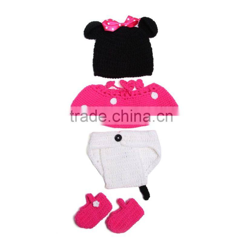 2016 Baby knit Turtle Set Crochet Costume Newborn Photo Prop