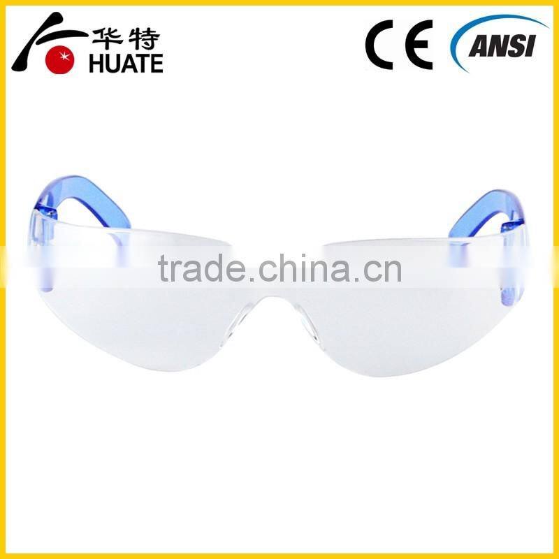 Custom colorful temple safety goggles eyewear glasses