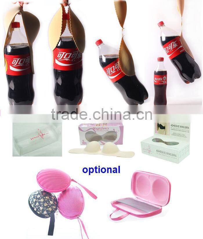 Wedding dress invisible strapless bra backless push up bra