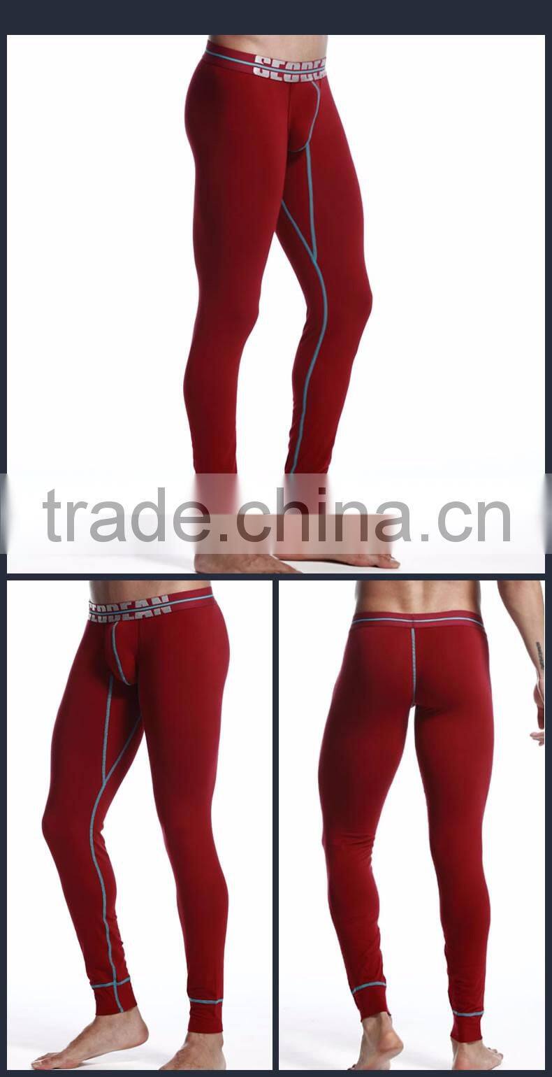 Cotton men's long johns thermal underwear comfortable soft mens long johns