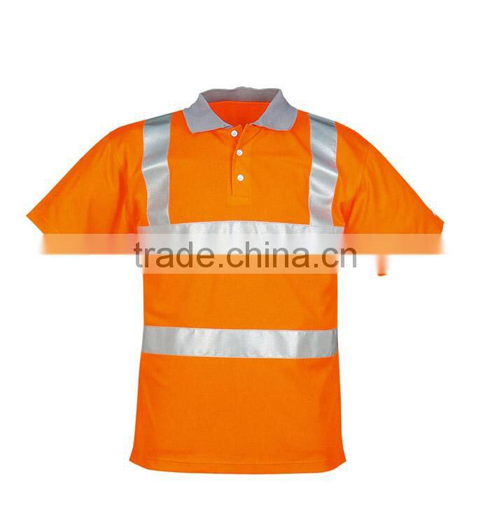 hi vis two-tone multicolored polo shirts