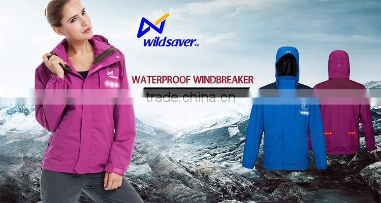 LED glow security waterproof winter nylon ladies safety jacket
