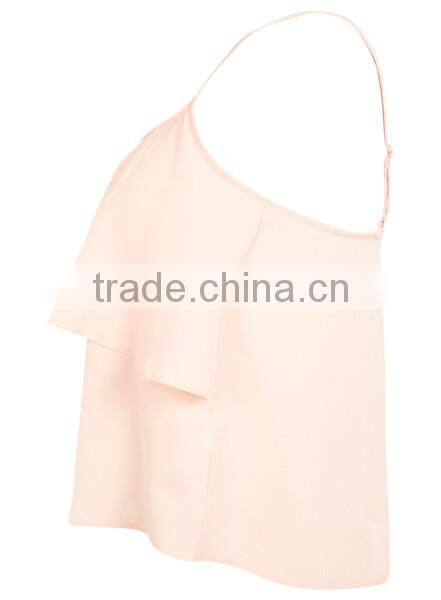 Peach Custom Crop Top Wholesale Blank T Shirts