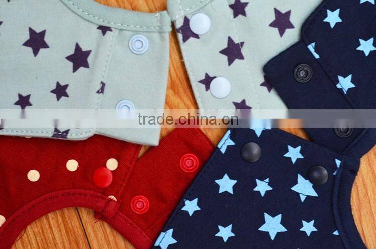 360 rotatable multi-shape cotton baby burp cloths