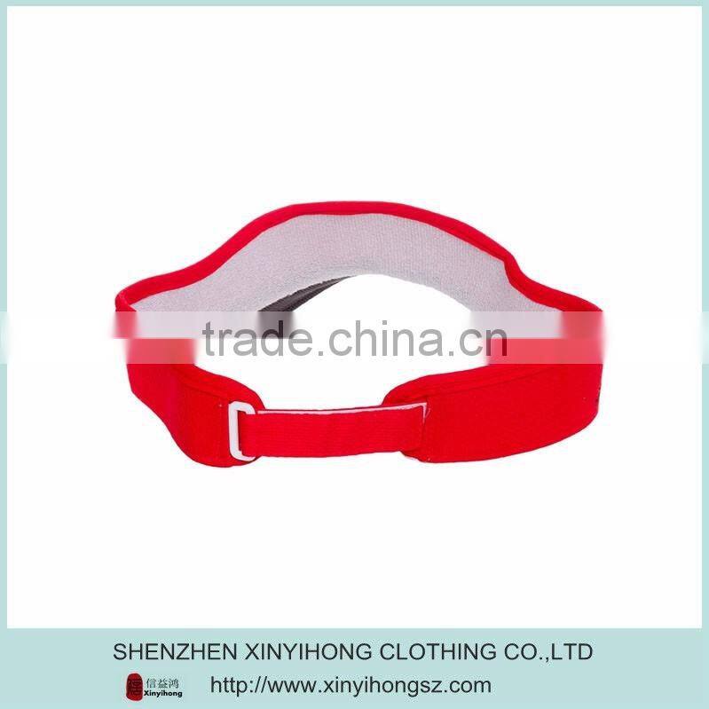 100% polyester mesh golf visors caps