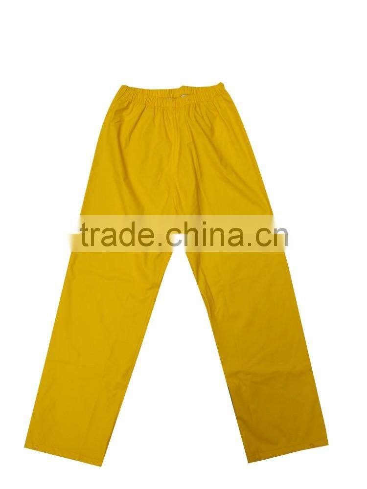 High quanlity PVC waterproof coat pant rain suit men