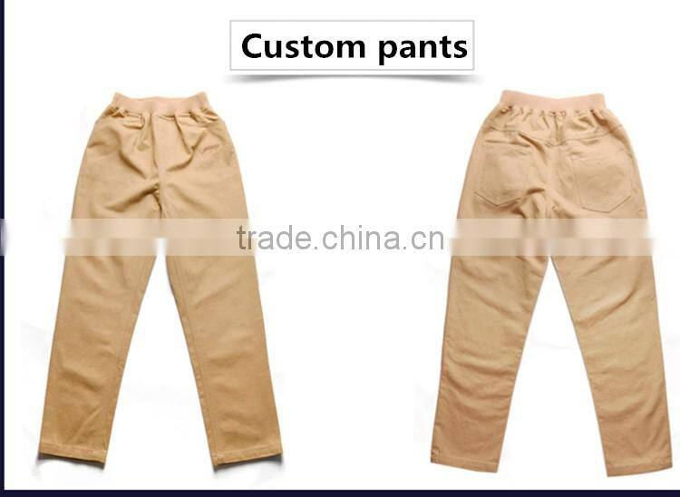 100% cotton new pants design for boys
