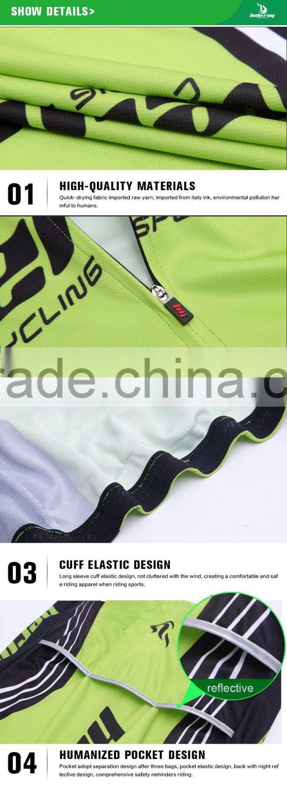 fashion sublimation printing cycling garment sets with gel pad,short sleeve biking clothes for men