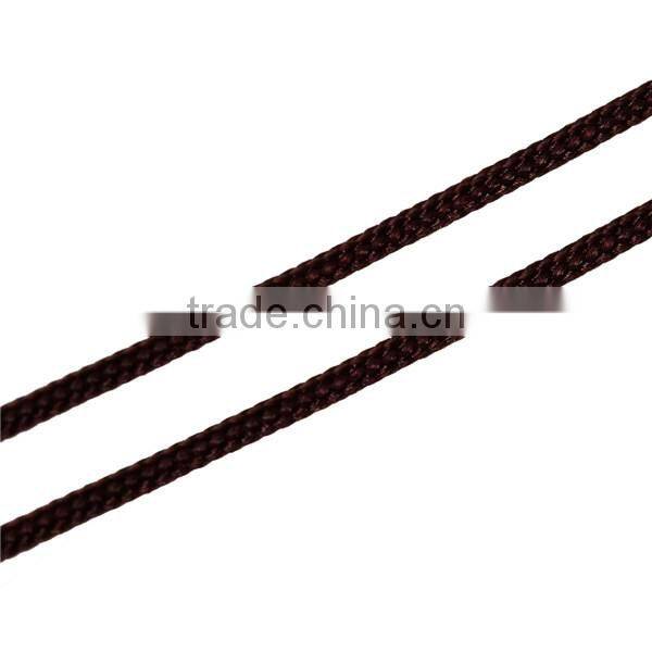Polyamide Nylon Jewelry Thread Cord For Buddha/Mala/Prayer Beads Dark Coffee Elastic 2mm