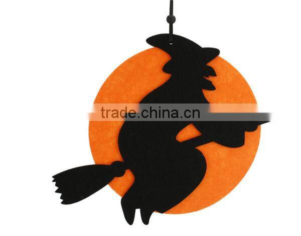 Happy Halloween Witch Felt Decoration