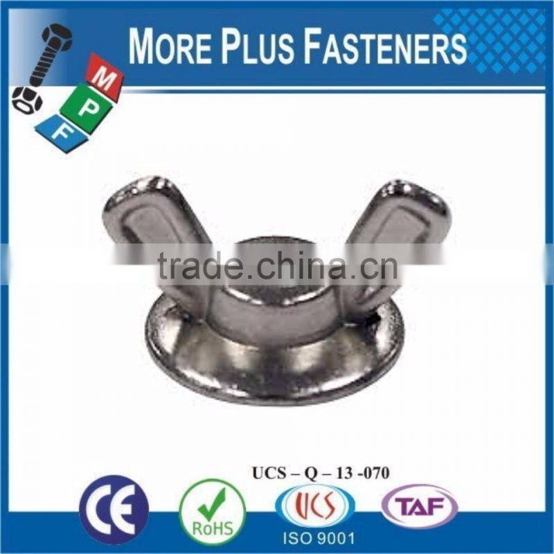 Made in Taiwan Stainless Steel Dip Galvanized Solid Surface Stone Countertop Washer Based Wing Nut