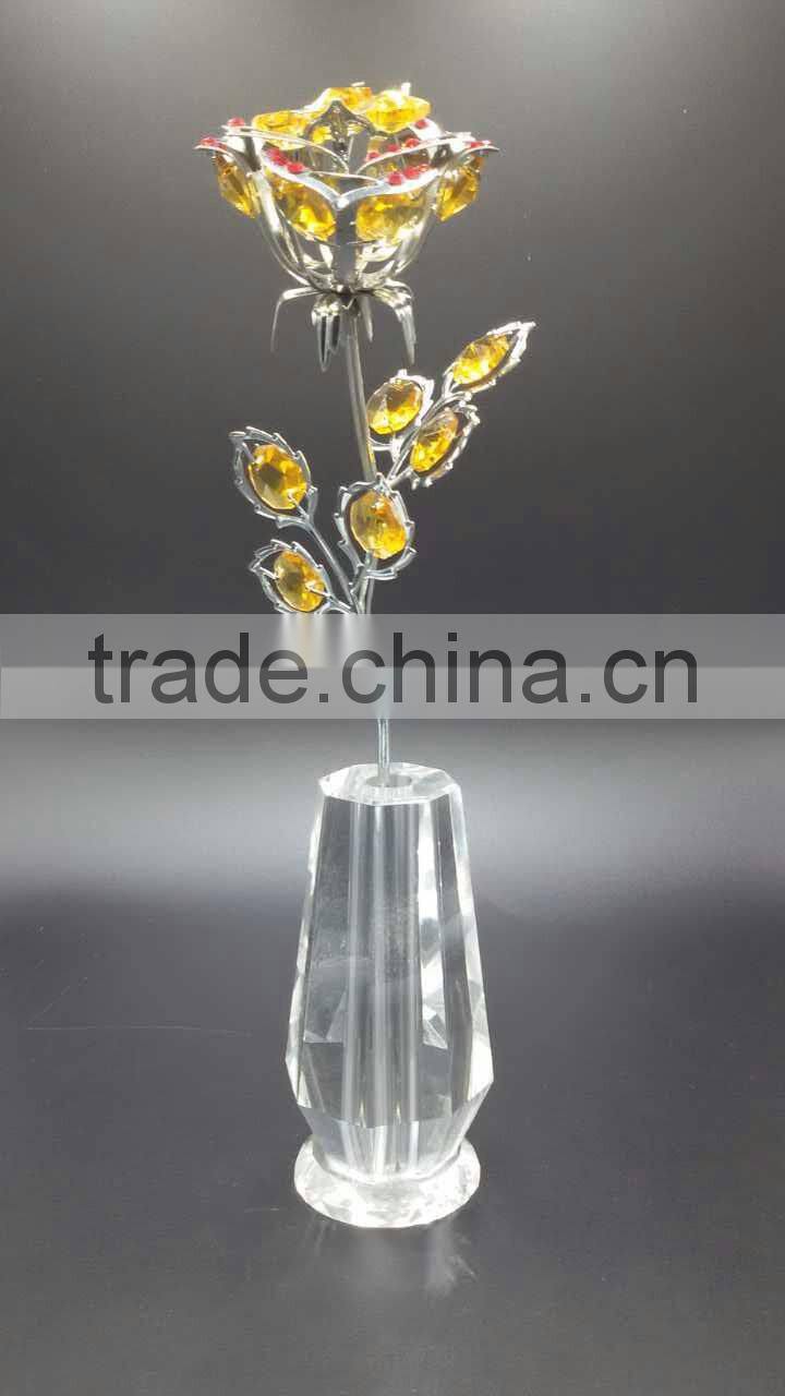 crystal rose for wedding