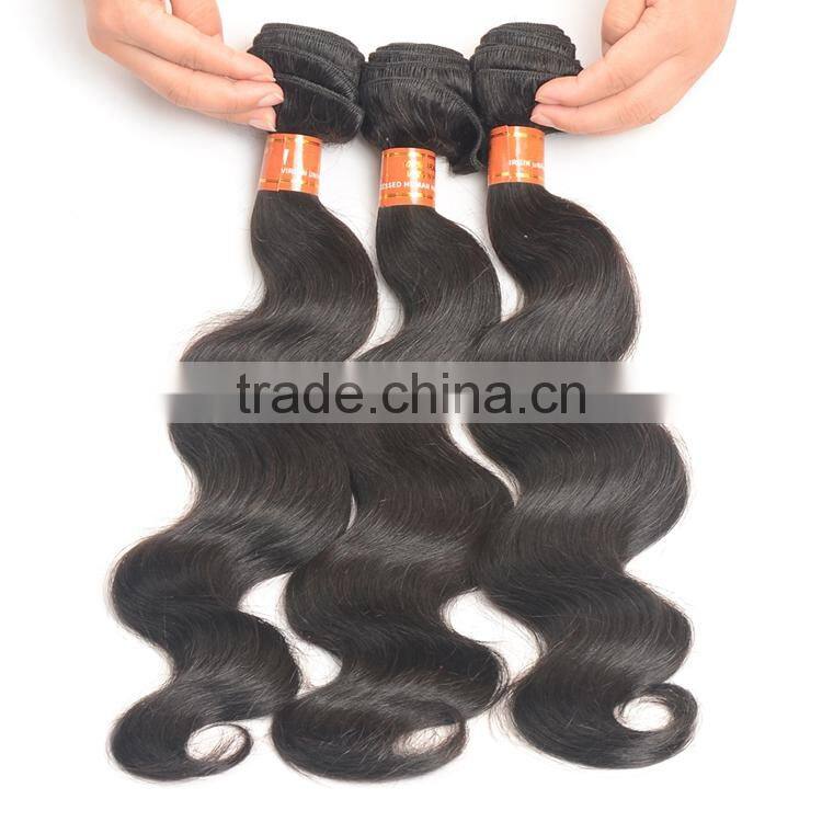 7 Days Return Guarantee 2017 New Arrival Unprocessed Wholesale 8A Grade Virgin Brazilian Body Wave Hair