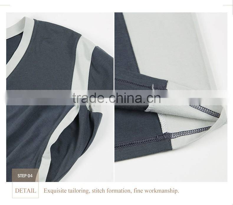 China Supplier Quality Qianxiu Long Sleeve Casual Men Night Wear For Wholesale