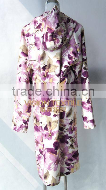 Microfiber Printed Bathrobe