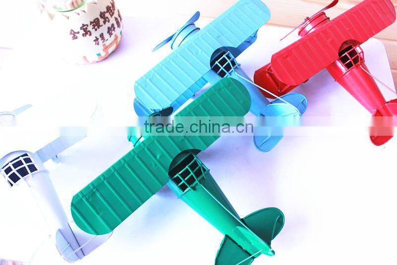 Metal Crafts Vintage Fighter Plane in 4 Tone