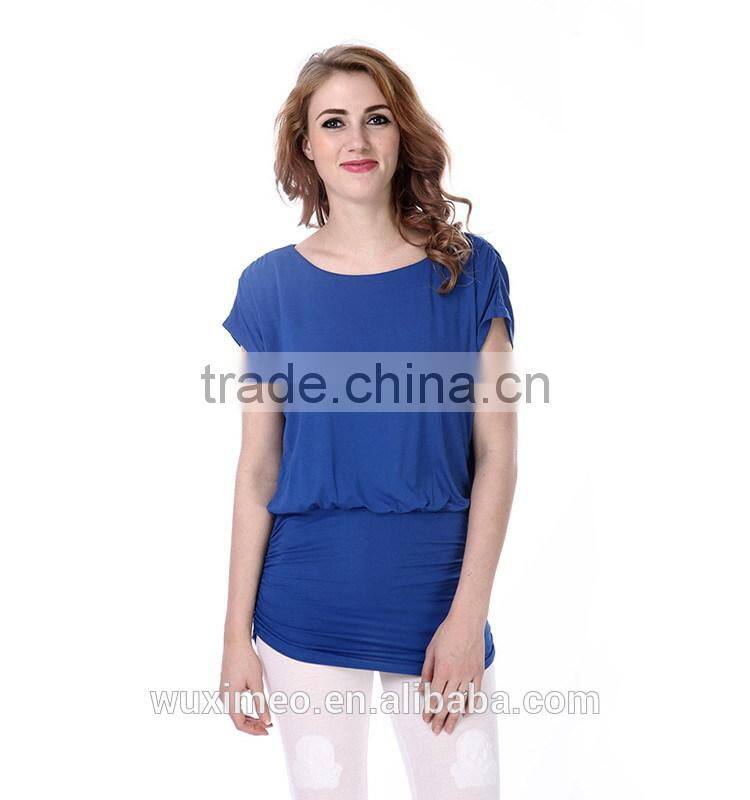 hot sale custom collar office blouse lady