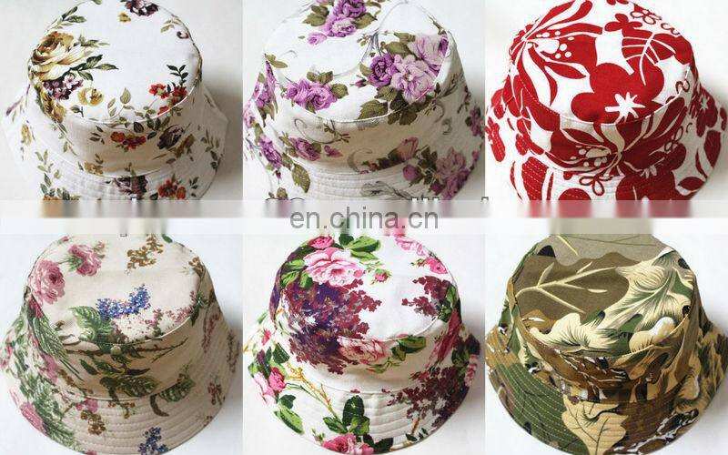 Blank Red Cotton Bucket Hat Boonie Bucket HATS/CAPS