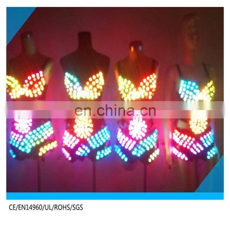 hot sale led Performance Wear for dance costume led belly dance wings