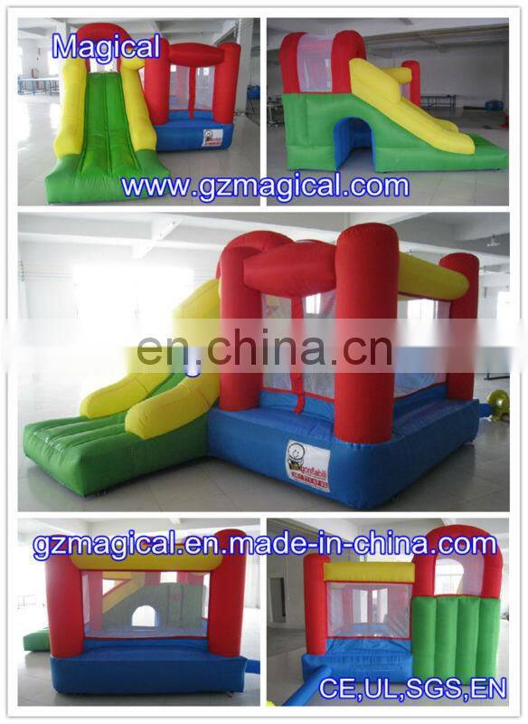 small simple funny inflatable jumper combo slide/ jumper combo inflatable