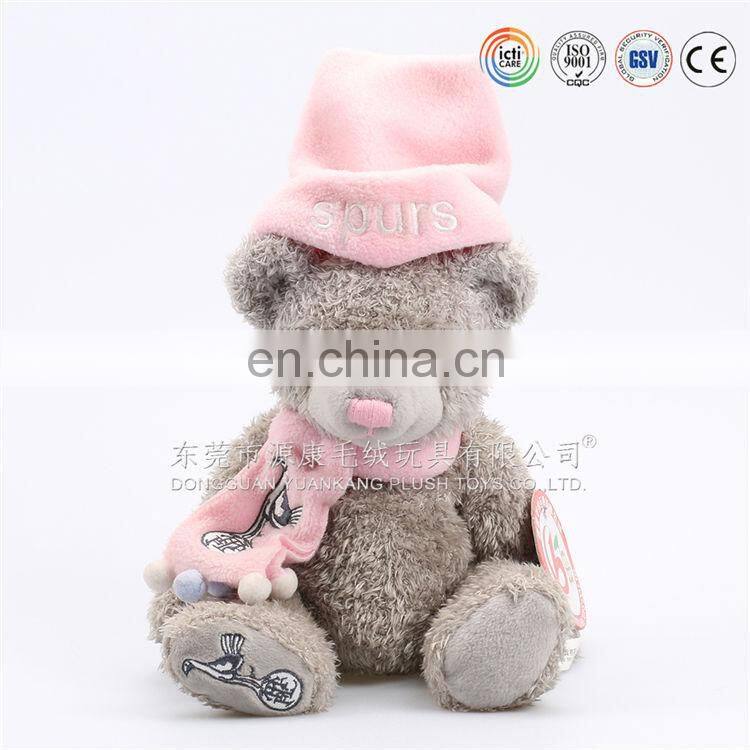 2014 beautiful teddy bear toy with wedding dress