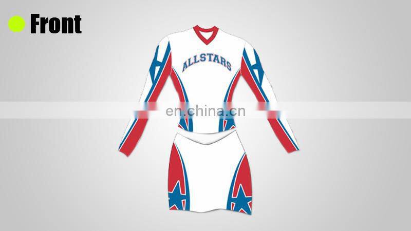 Wholesale custom all star cheerleading uniforms for adult