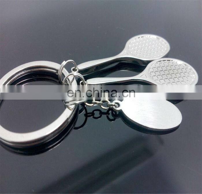 3D Sports Badminton Keyring