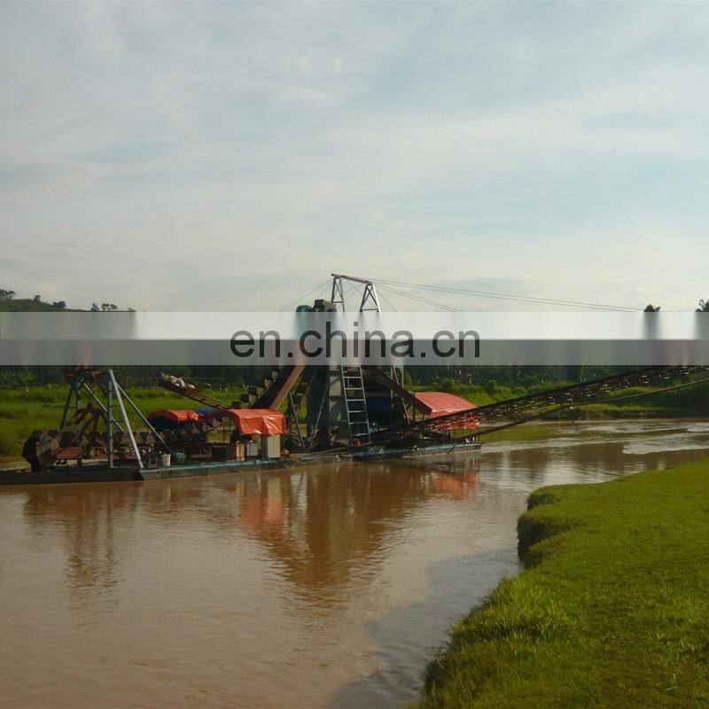Bucket Chain Gold Dredge large gold mining dredge for sale