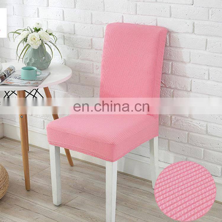 ruffled chair cover high quality elastic chair cover