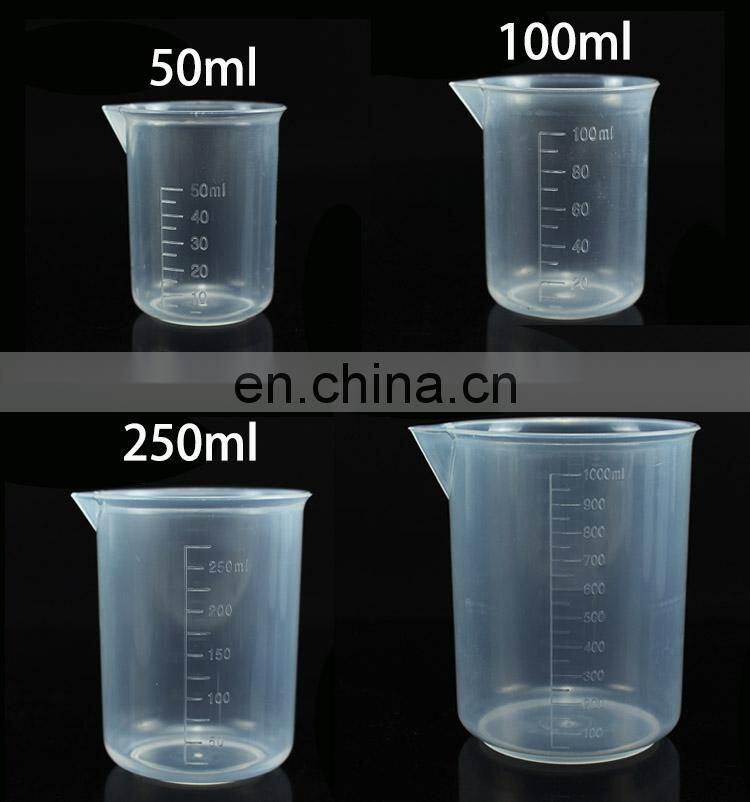 Factory Price Measuring Cup Teaching Laboratory Plastic Beaker