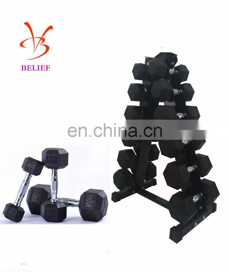 Home Commercial Fitness Equipment Steel Dummbell Storage Display Rack