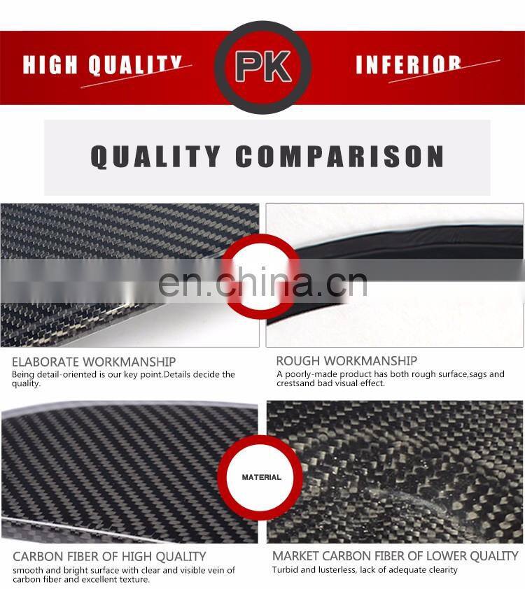 Carbon Roof Spoiler for VW GOLF 7 GTI MK7 Base Hatchback 4-Door