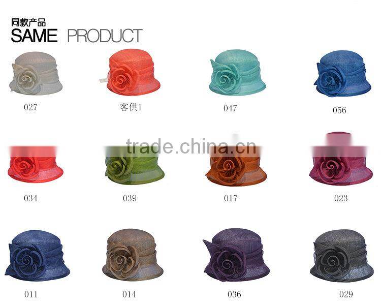 New Arrival Fascinator Sinamay Hat For Kentucky Derby Wedding Party