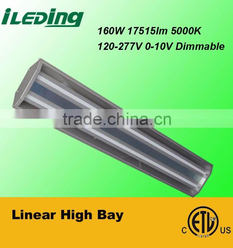 LM80 DLC ETL 160W 5000K Linear Dimmable LED High Bay