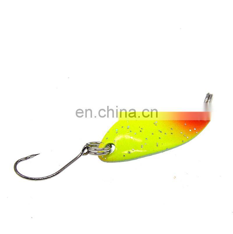 Amazon Hot Sale 2.5g FISHING LURE BLANKS Metal Fishing Spoon Freshwater Fish Lure