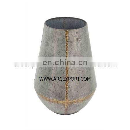 gold plated flower vase